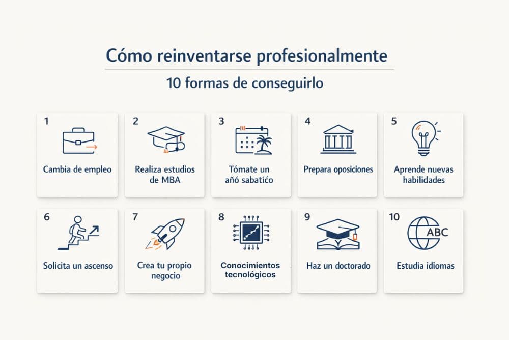 Cómo reinventarse profesionalmente