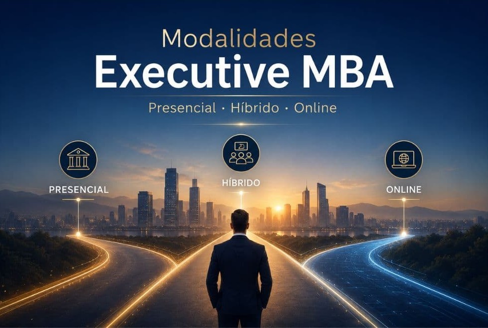Comparativa de modalidades Executive MBA: presencial, online e híbrida