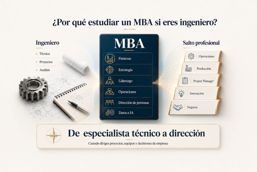 Por qué deberías estudiar un MBA si eres Ingeniero