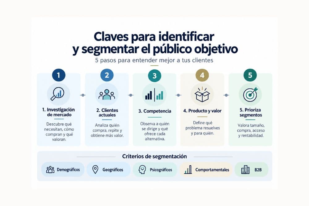 Claves para definir y segmentar el público objetivo